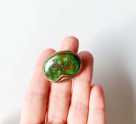 Kalevala Koru Bronze Brooch Aalto