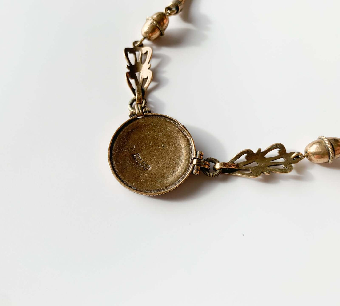 Kalevala Koru Aurinkoleijona Necklace, Bronze 42cm