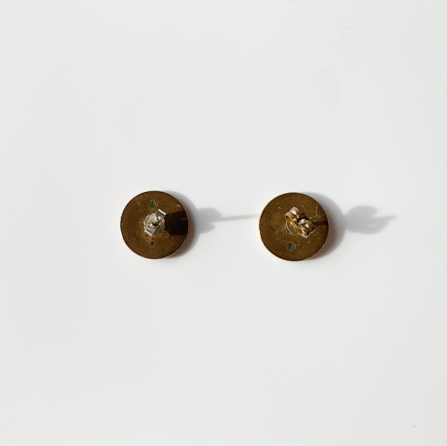 Kalevala Koru Aurinkoleijona Earrings, Bronze, Silver