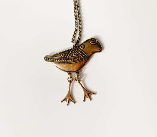 Kalevala Koru, Bronze bird Hattula pendant, large