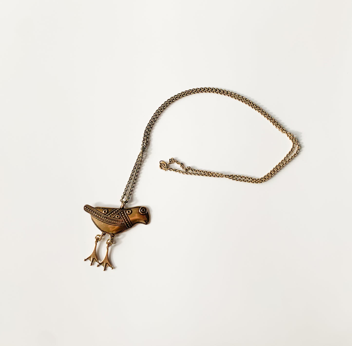 Kalevala Koru, Bronze bird Hattula pendant, large