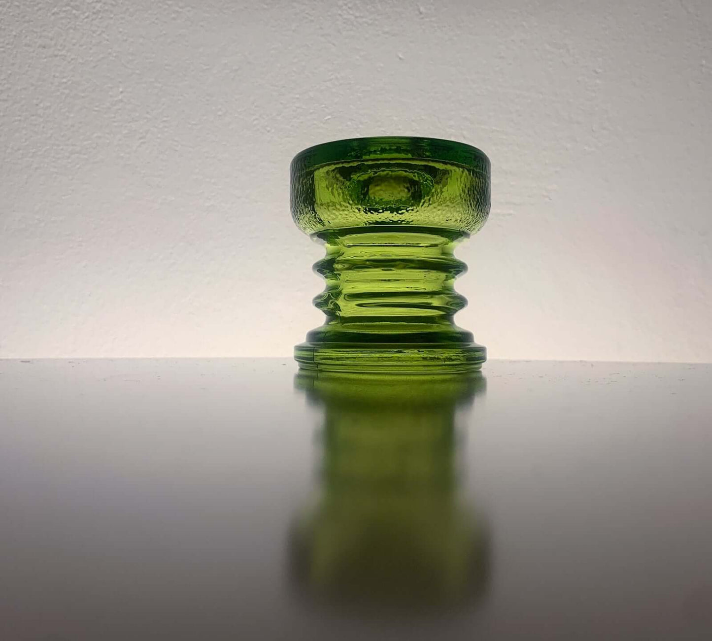 Tamara Aladin, Riihimaki, Green Candle holder and vase Carmen