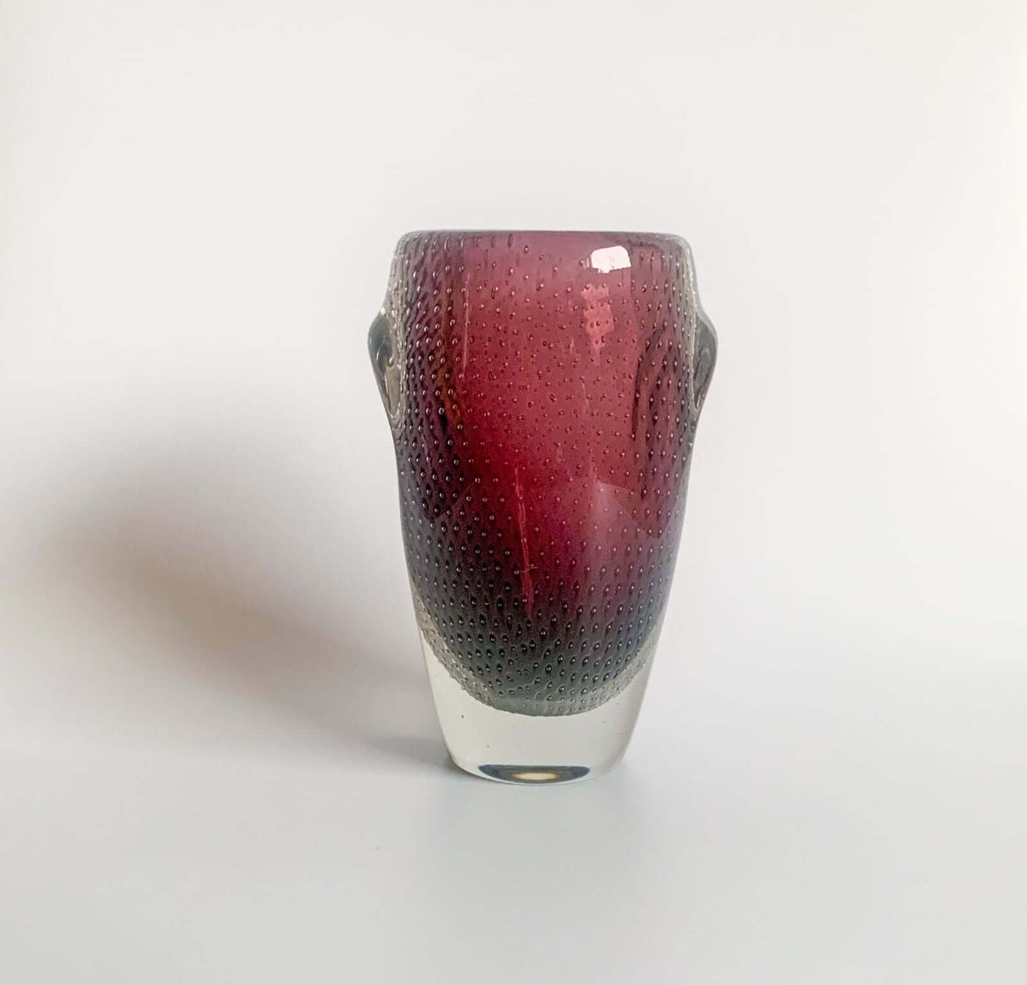 Kumela Purple Art Glass Bullicante Italian Design