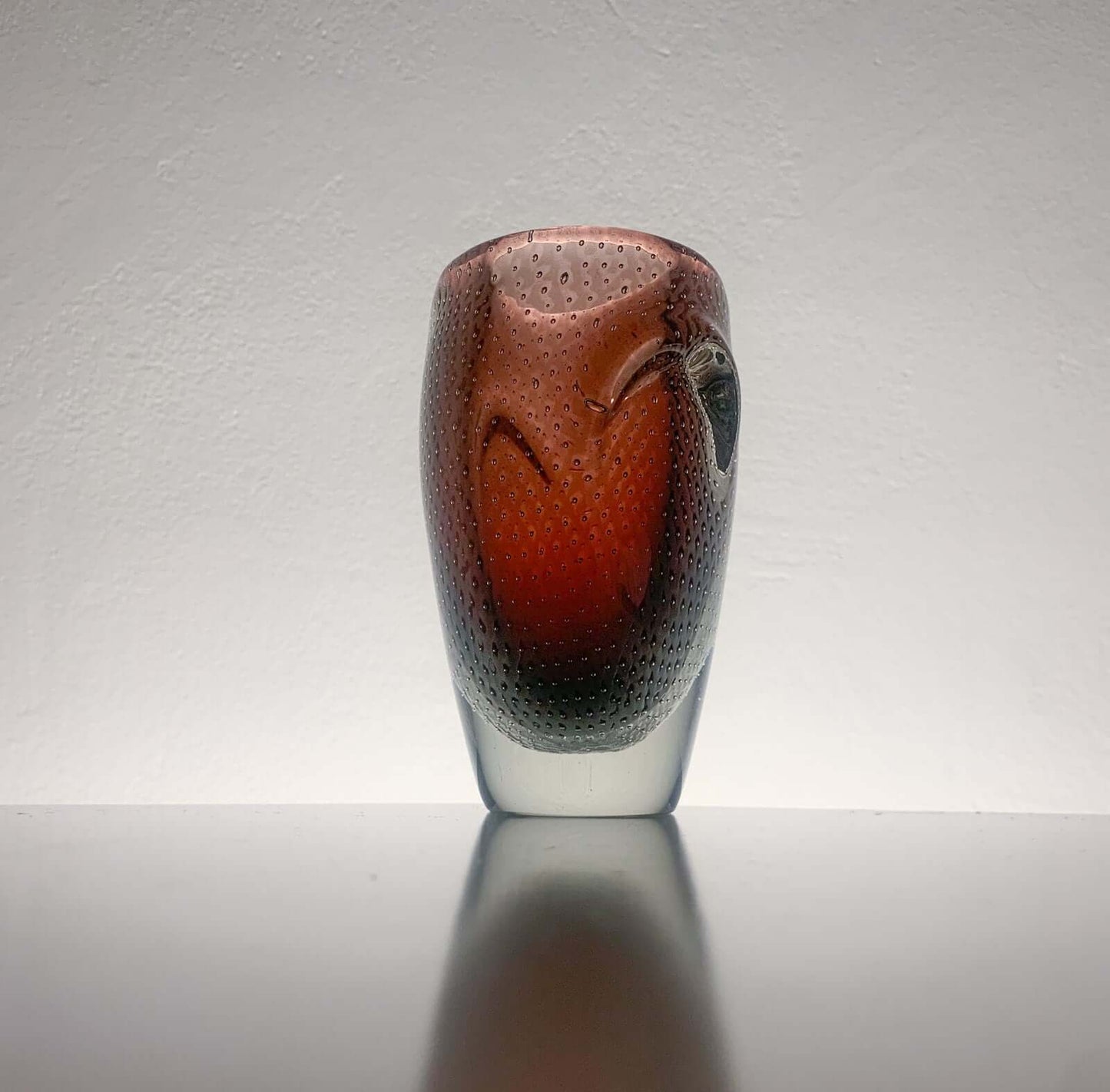 Armando Jacobino, Sommerso Bullicante Vase Artwork, Kumela Finland