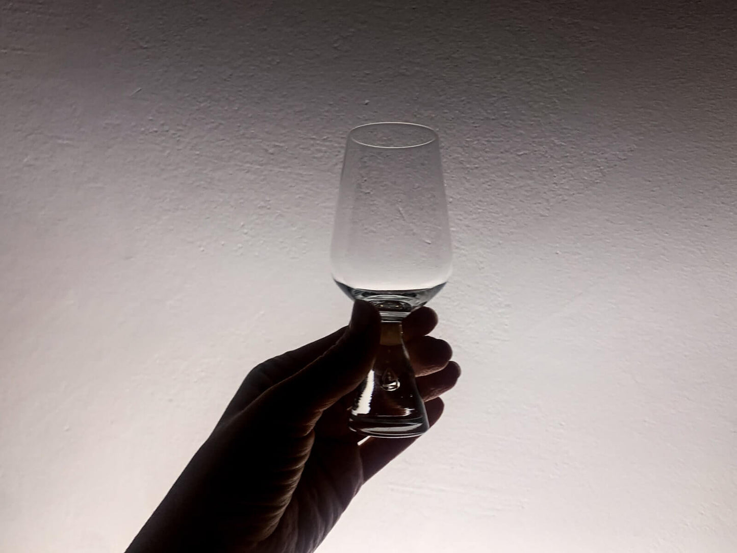 Duo of Holmegaard Princess sherry glasses, Denmark 1980s