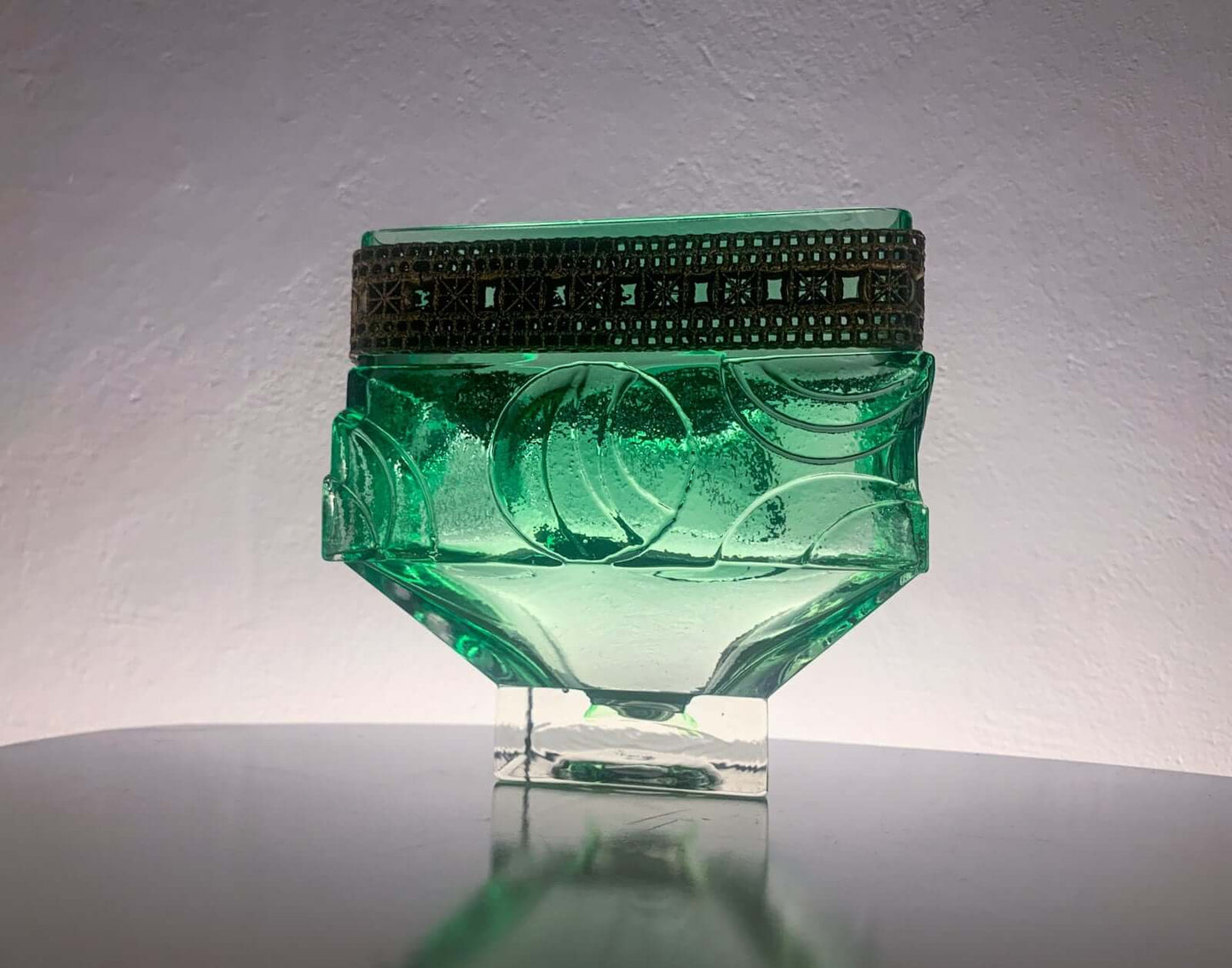 Kumela Finland Vase Crystal Bronze