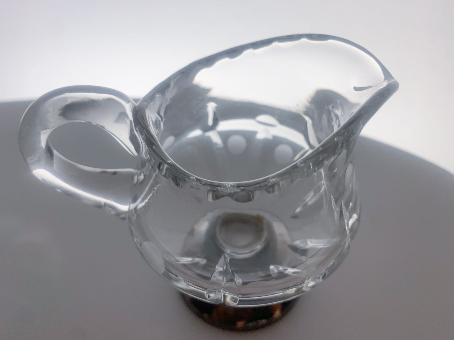 Aimo Okkolin Riihimaen Lasi – Pirkko series Bowl & Creamer, Silver