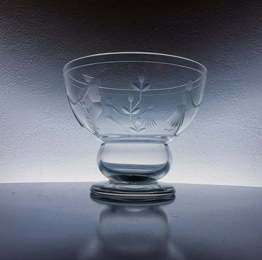 Rare Karhula “Dance” vase by Göran Hongell, signed | Finland 1930s