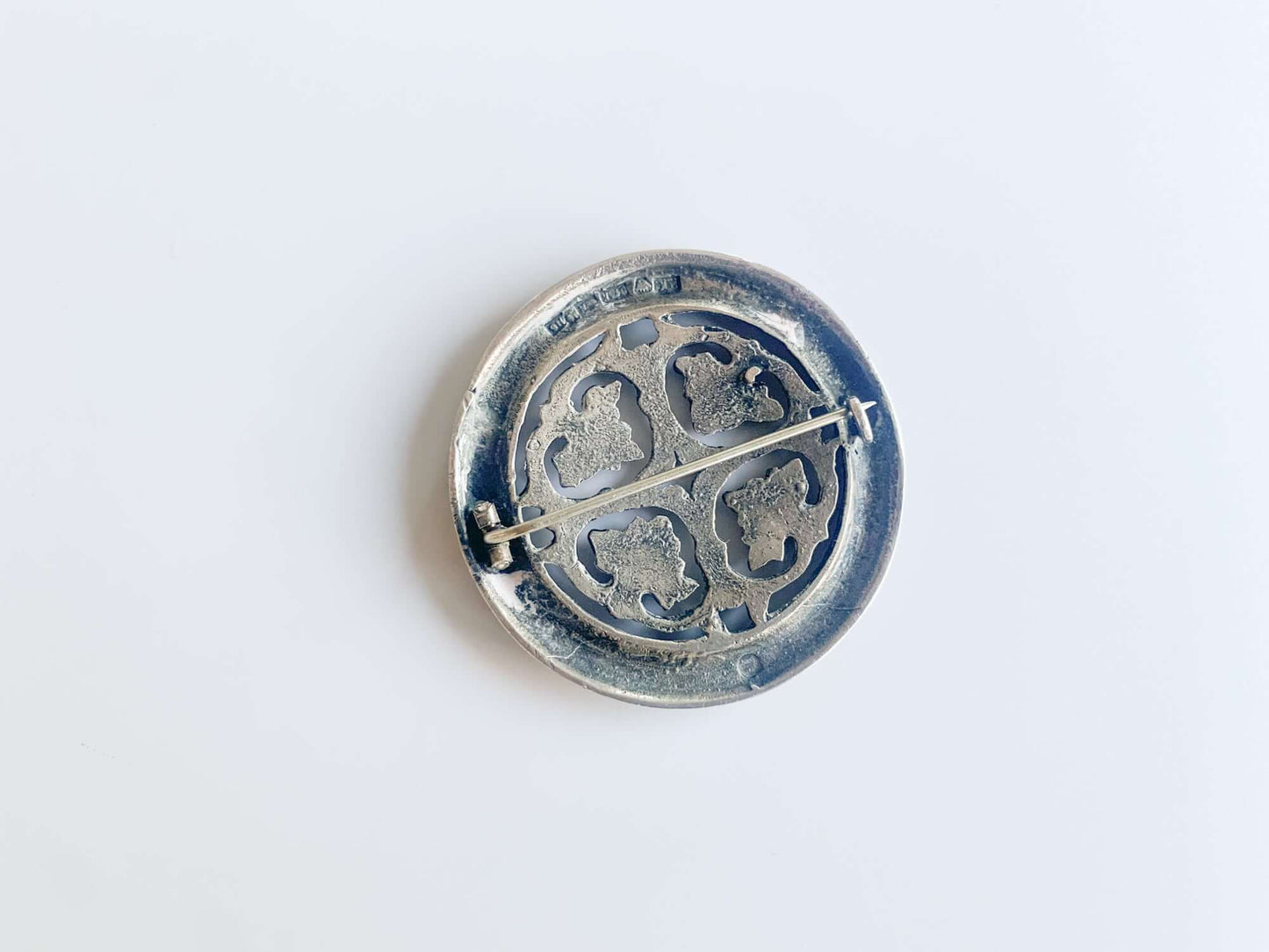 Silver Tuukkala vintage brooch by Kalevala Koru, Finland 1942