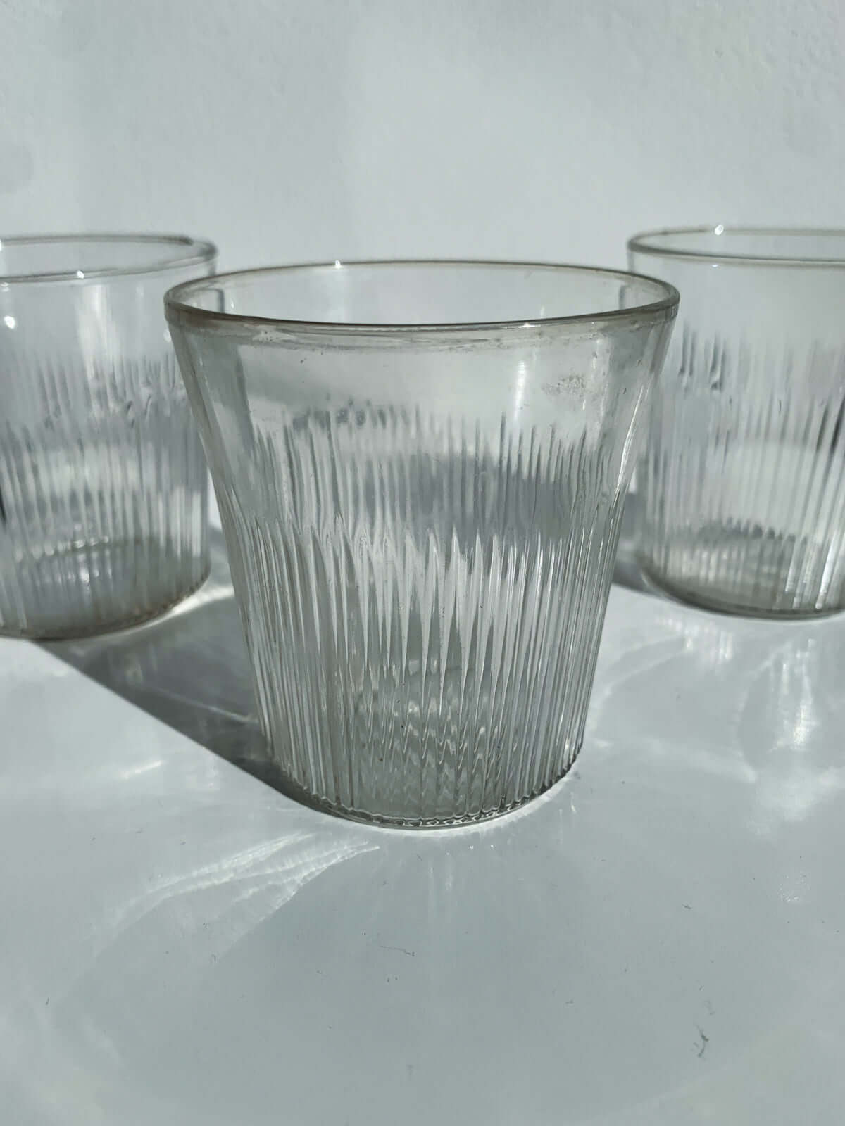 Tapio Wirkkala Iittala, Trio of Viiru water glasses