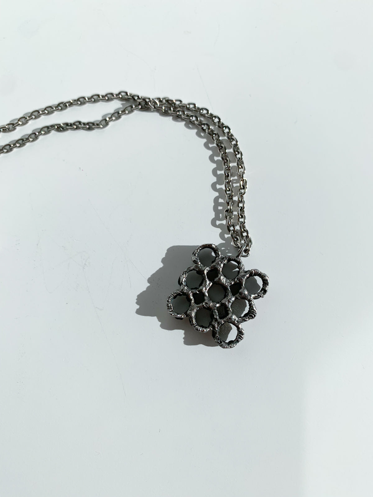 Brutalist Pewter Pendant by Tapani Vanhatalo | 1970s