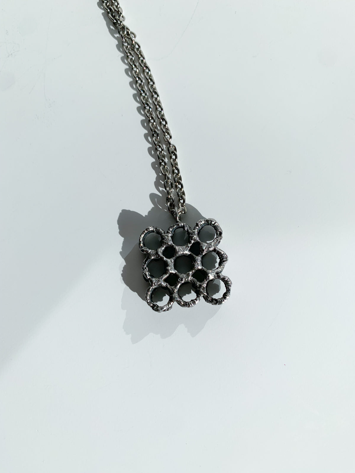 Brutalist Pewter Pendant by Tapani Vanhatalo | 1970s