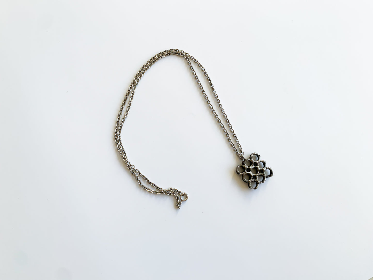 Brutalist Pewter Pendant by Tapani Vanhatalo | 1970s