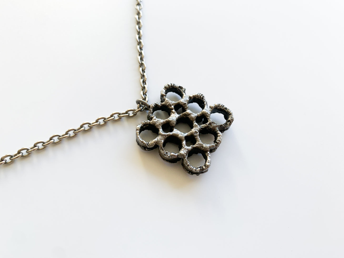 Brutalist Pewter Pendant by Tapani Vanhatalo | 1970s