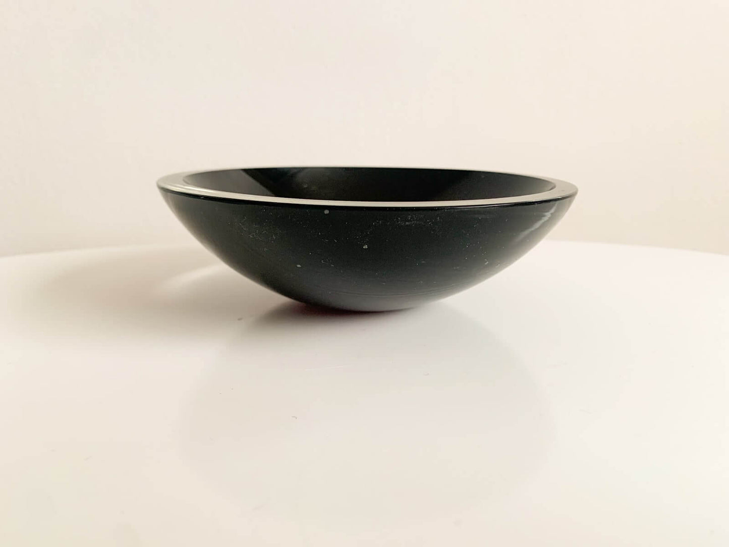 Kumela Finland, Sommerso Artwork Bowl Fish Silver Decor 1960s