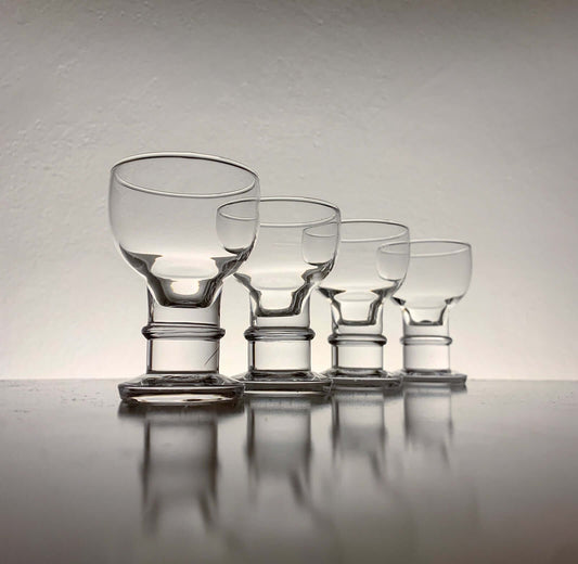 Nuutajärvi 4 Herttua Shot Glasses by Heikki Orvola