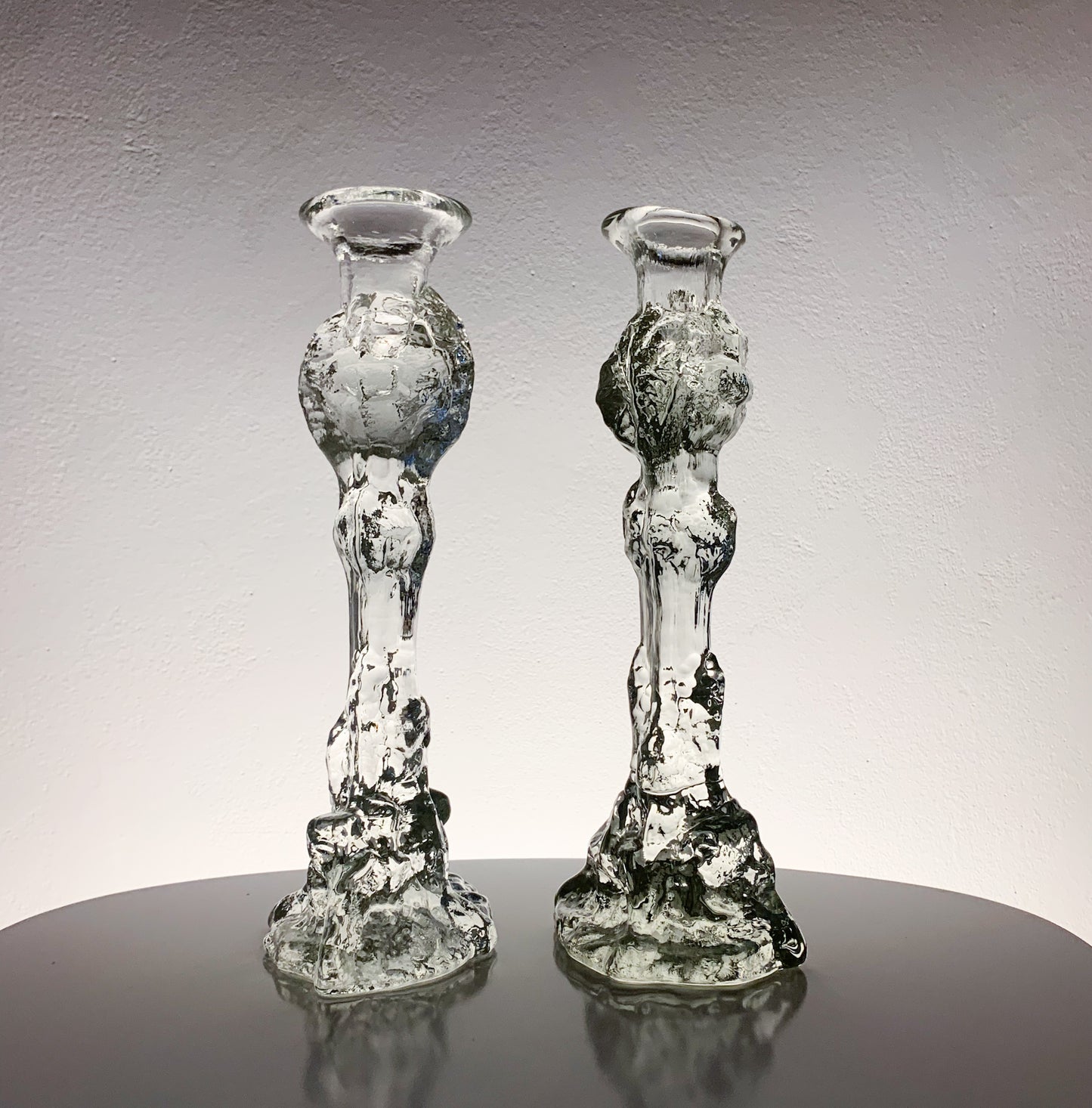 Art Glass Candle Holder & Figurine, 26 cm | Humppila Finland