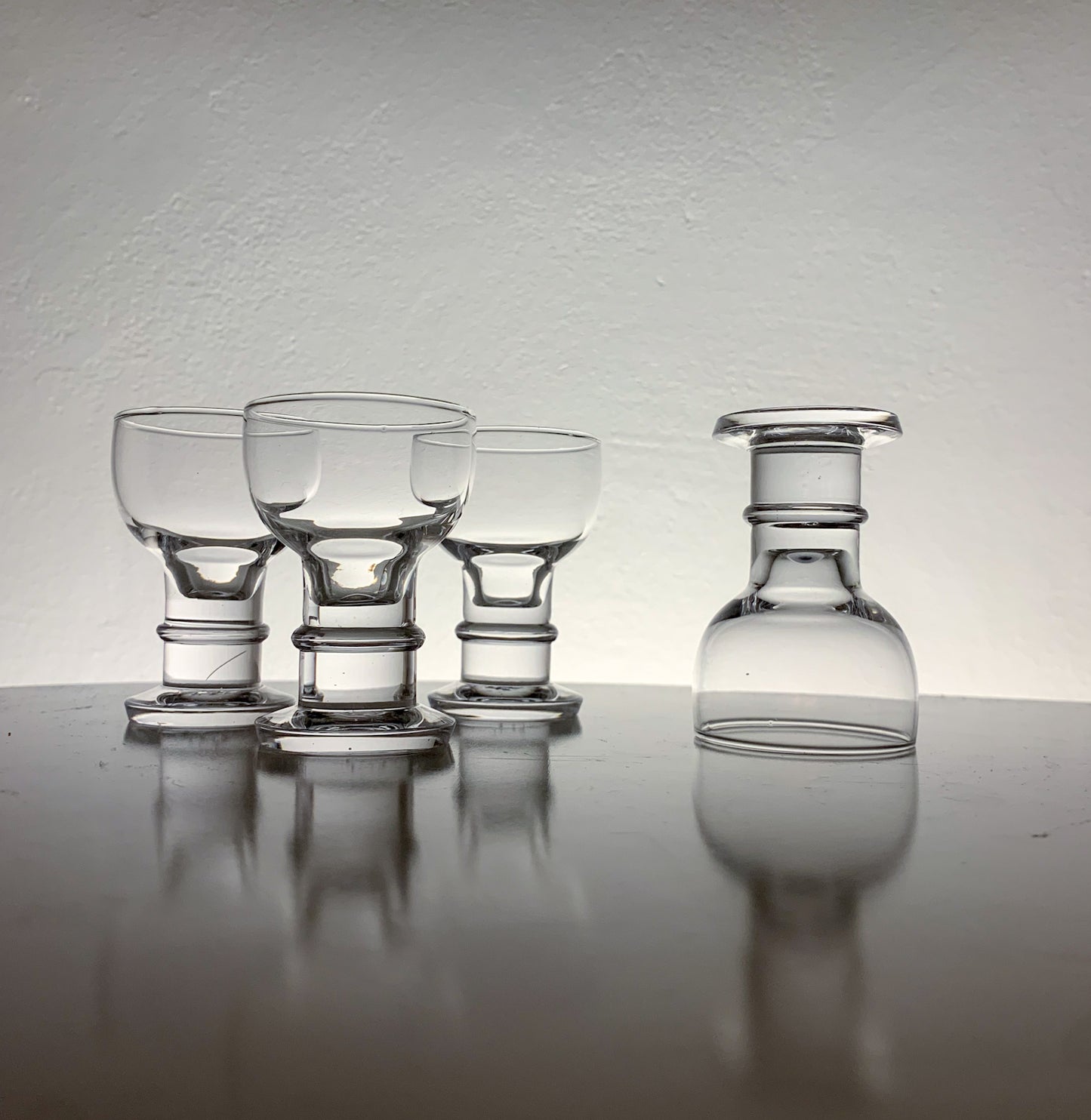 Nuutajärvi 4 Herttua Shot Glasses by Heikki Orvola