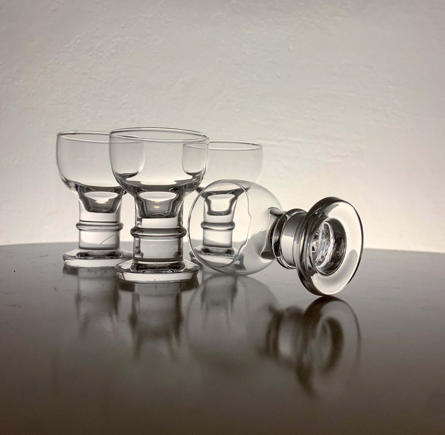 Nuutajärvi 4 Herttua Shot Glasses by Heikki Orvola