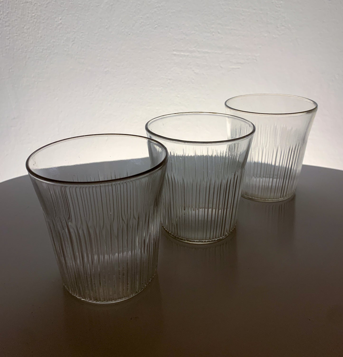 Tapio Wirkkala Iittala, Trio of Viiru water glasses
