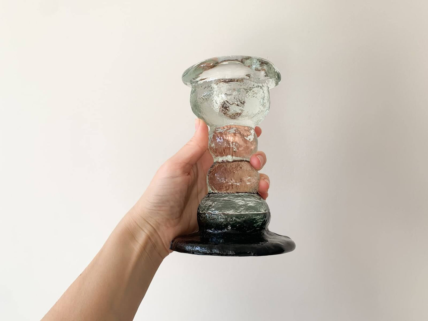 Art Glass Vase Pertti Santalahti Humppila Finland