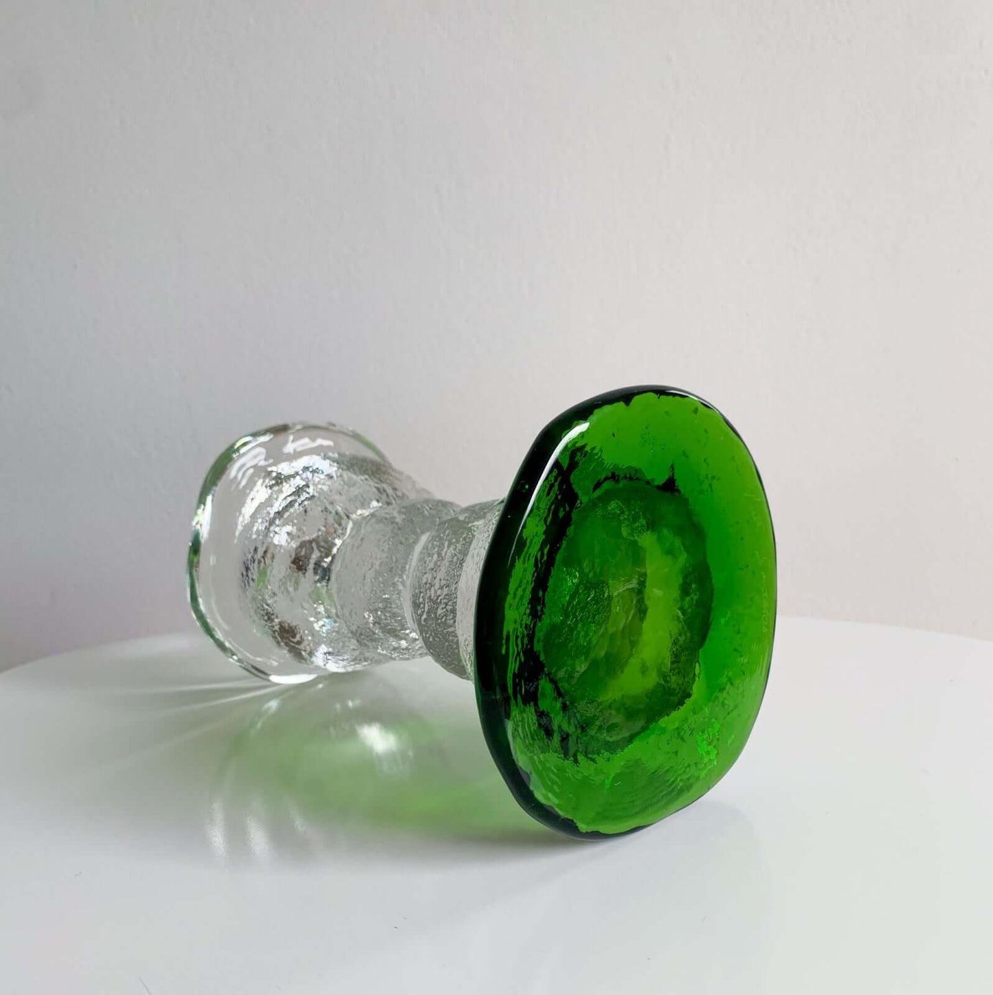 Brutalist Figurine Kivi Set | Humppila Finland 1980s Green
