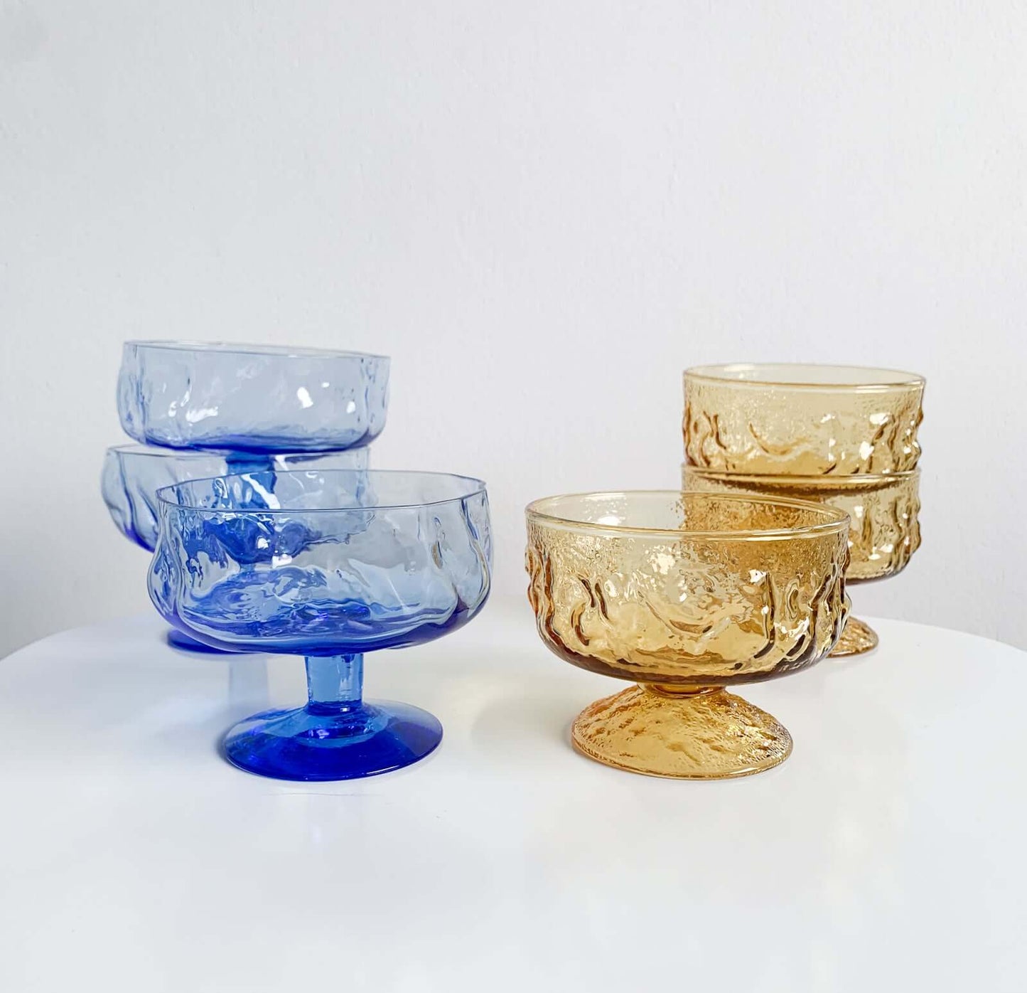 3 Anchor Hocking Lido Milano Amber Glass Dishes | 1960s