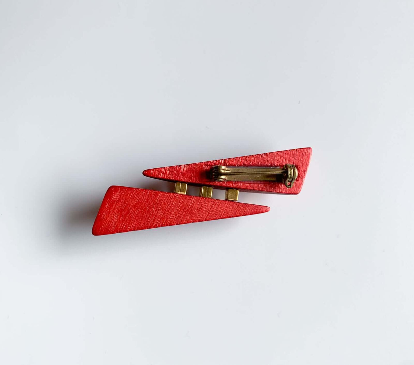 Aarikka Finland | Wooden Red Arrow Brooch