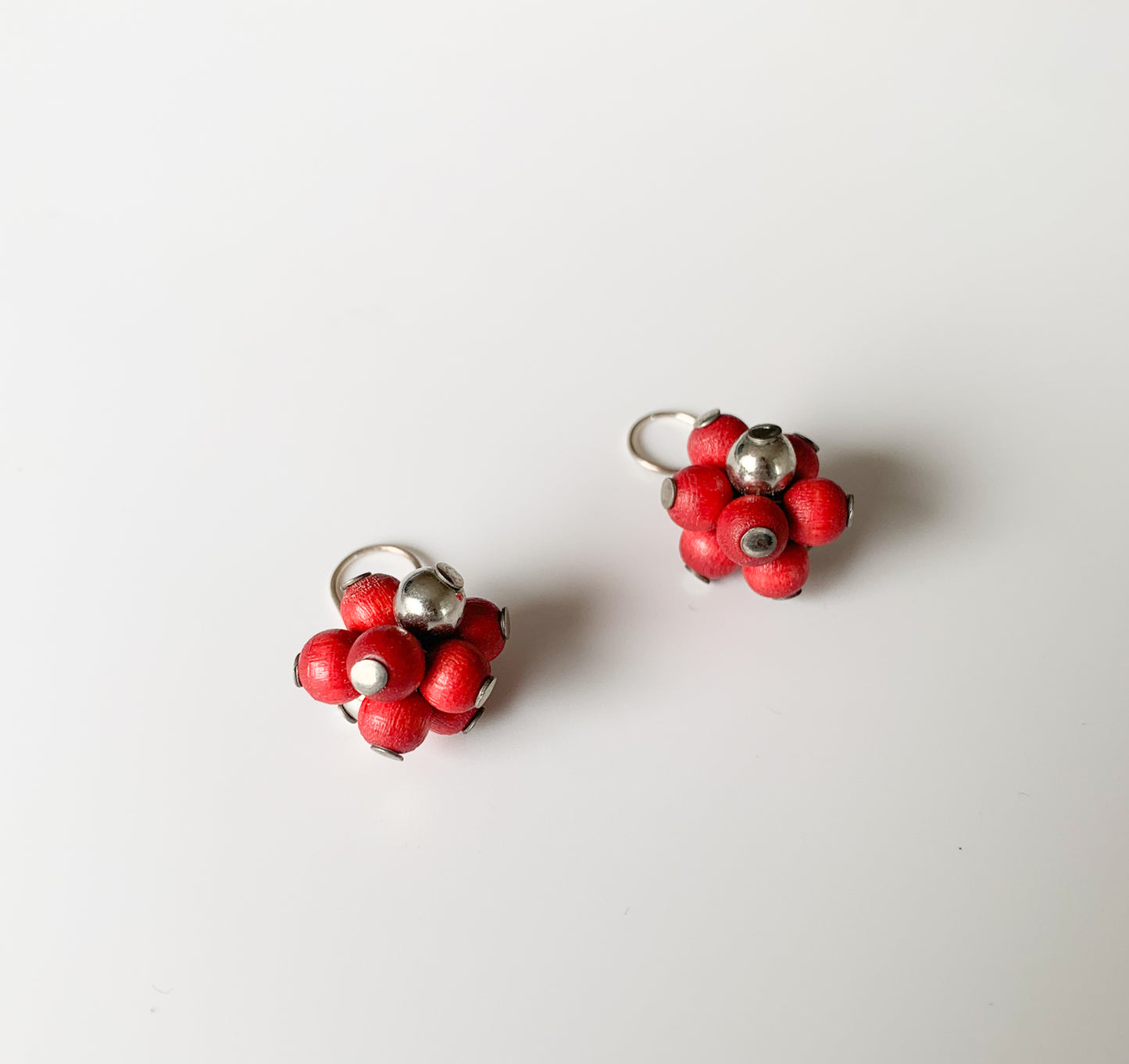 Aarikka Finland| Red Berry Earrings