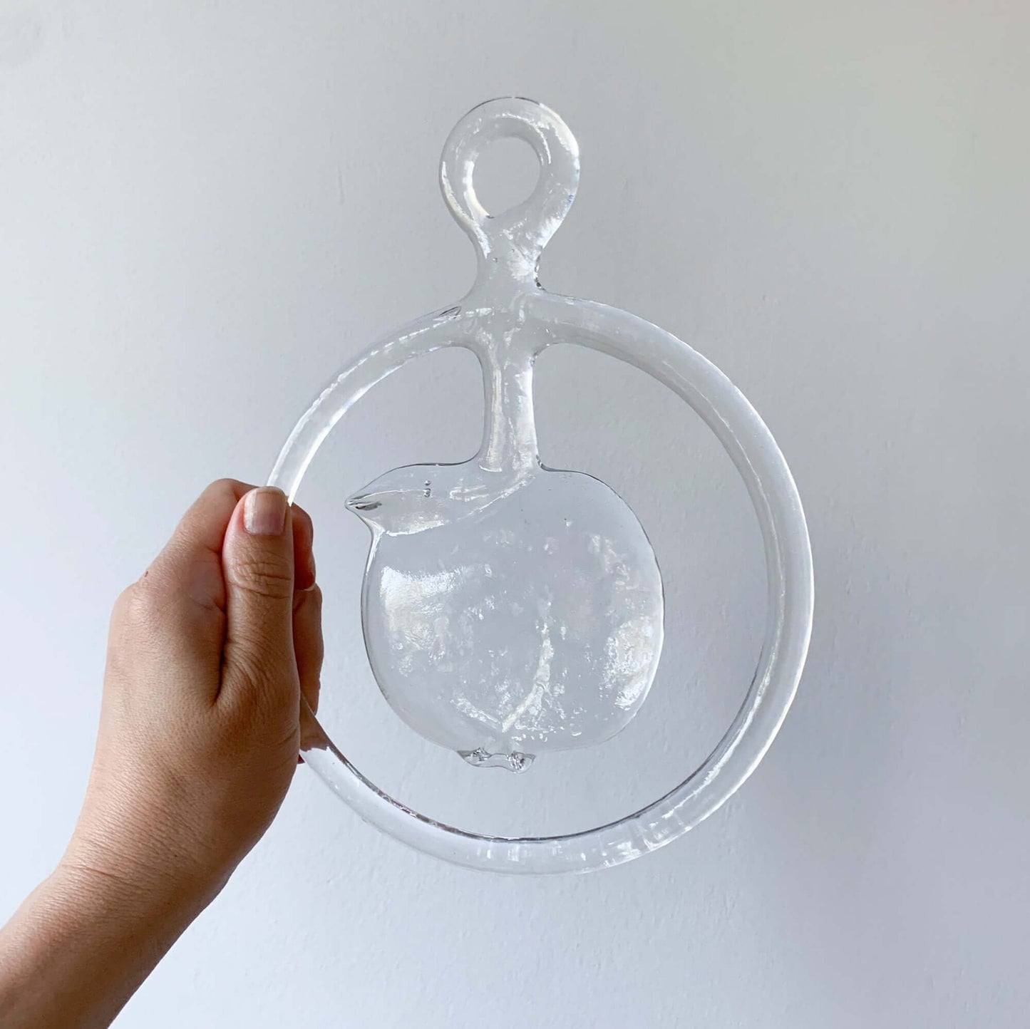 Vintage glass artwork Scandinavian Design