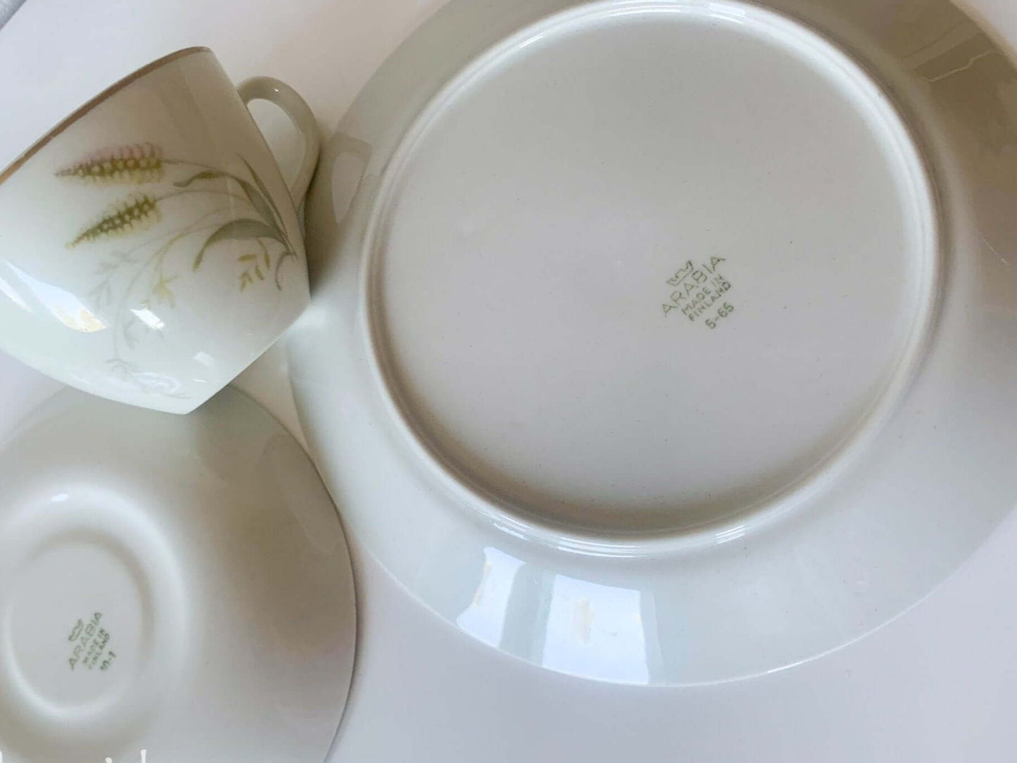 Arabia Tähkä vintage cup designer trio