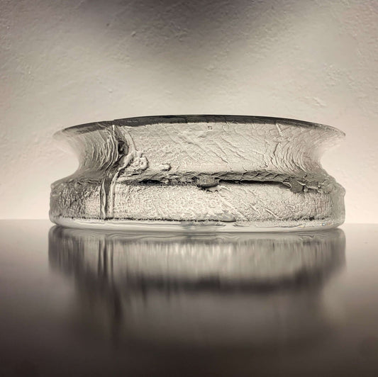Finlandia art object & glass bowl 3355 | Timo Sarpaneva for Iittala