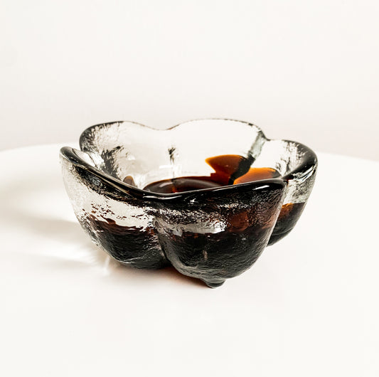 Brutalist Kivi-set candle holder, signed | Humppila Finland