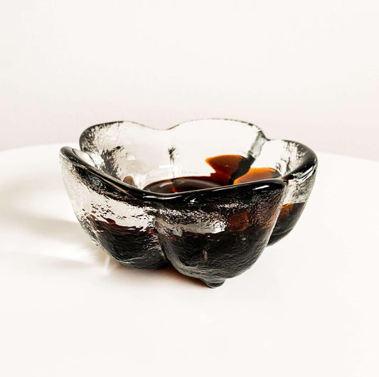 Brutalist Kivi-set candle holder, signed | Humppila Finland