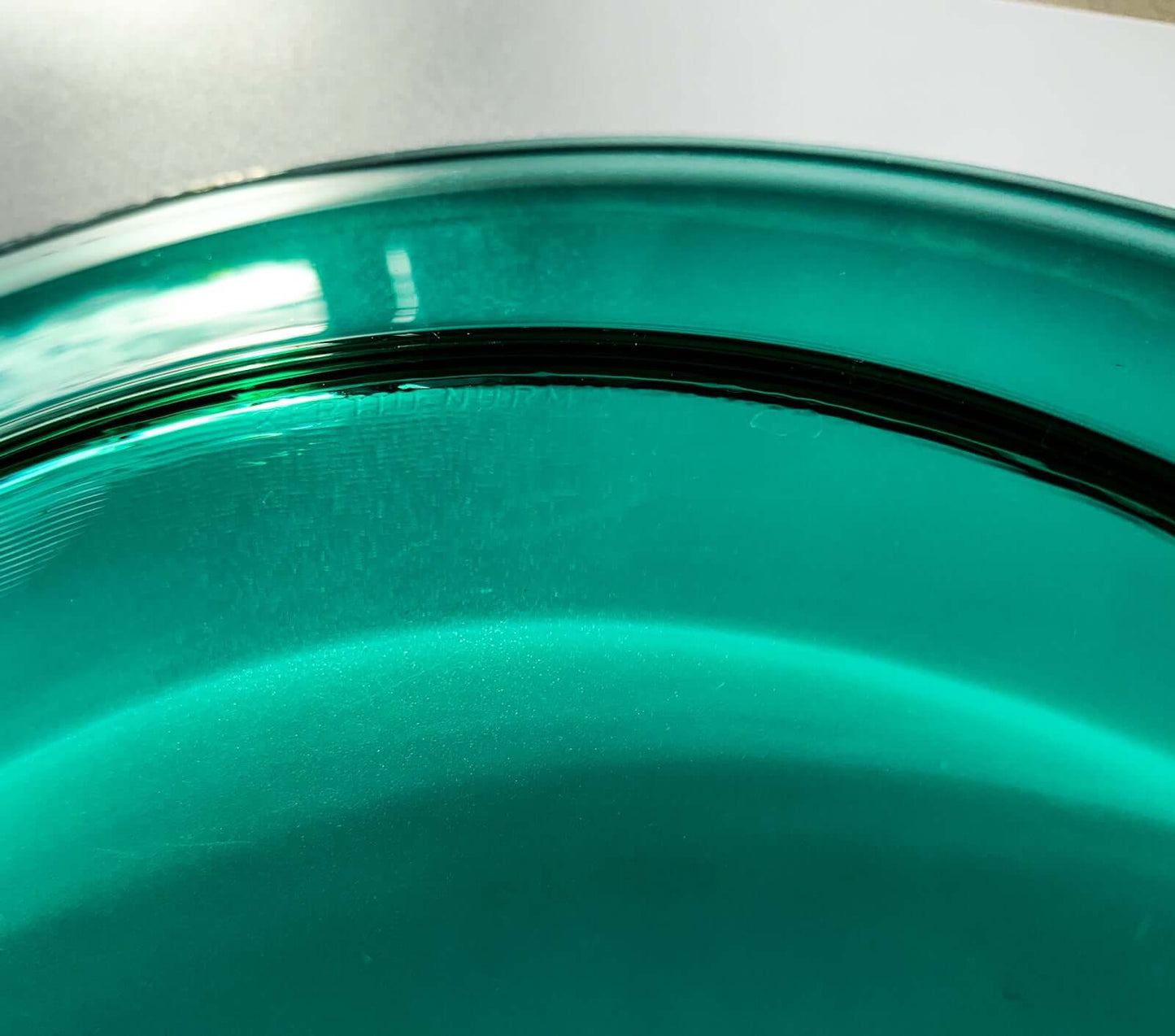 Kerttu Nurminen Iittala | Verna Serving Plate | Turquoise Glass