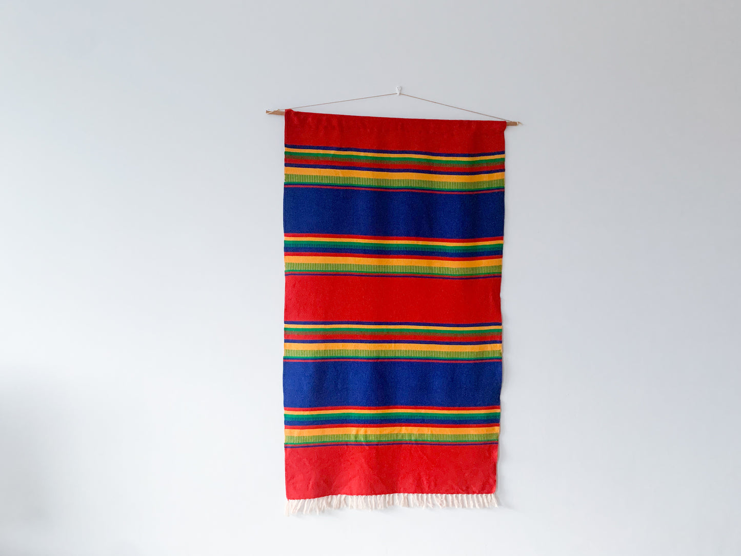 Midcentury vintage rug tapestry raanu Lapland Finland, 1970s