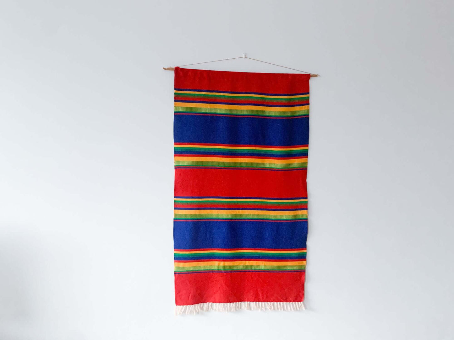 Midcentury vintage rug tapestry raanu Lapland Finland, 1970s