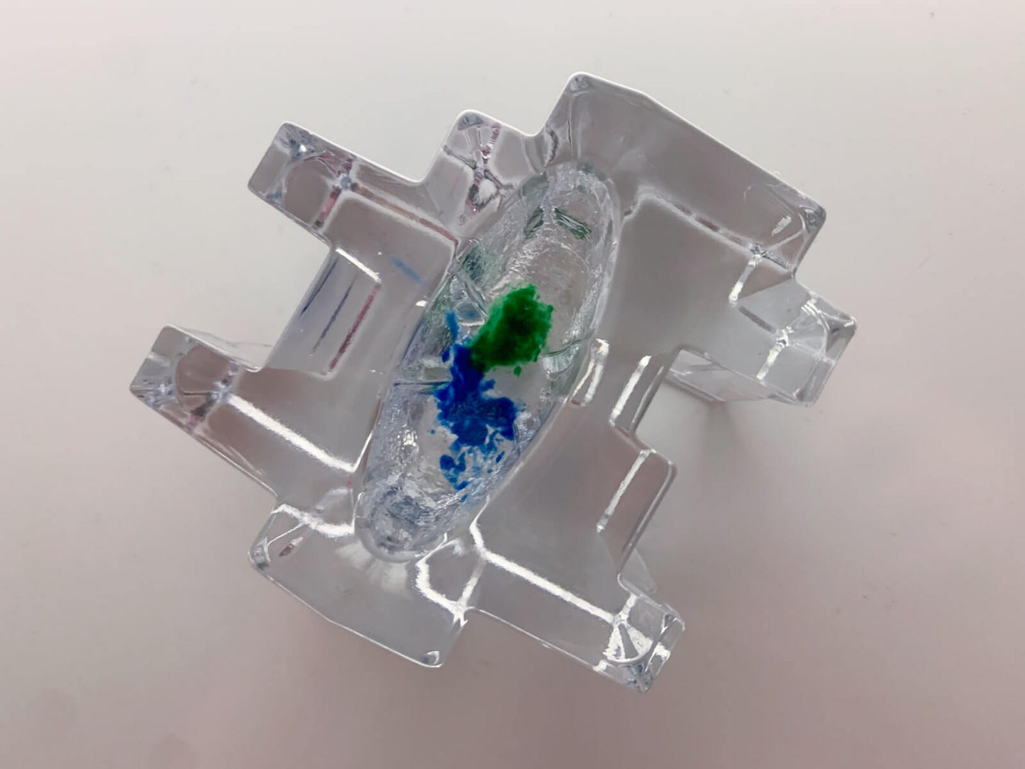 Helena Tynell Riihimaki, Brutalist Art Glass Sculpture Metsa 1970s