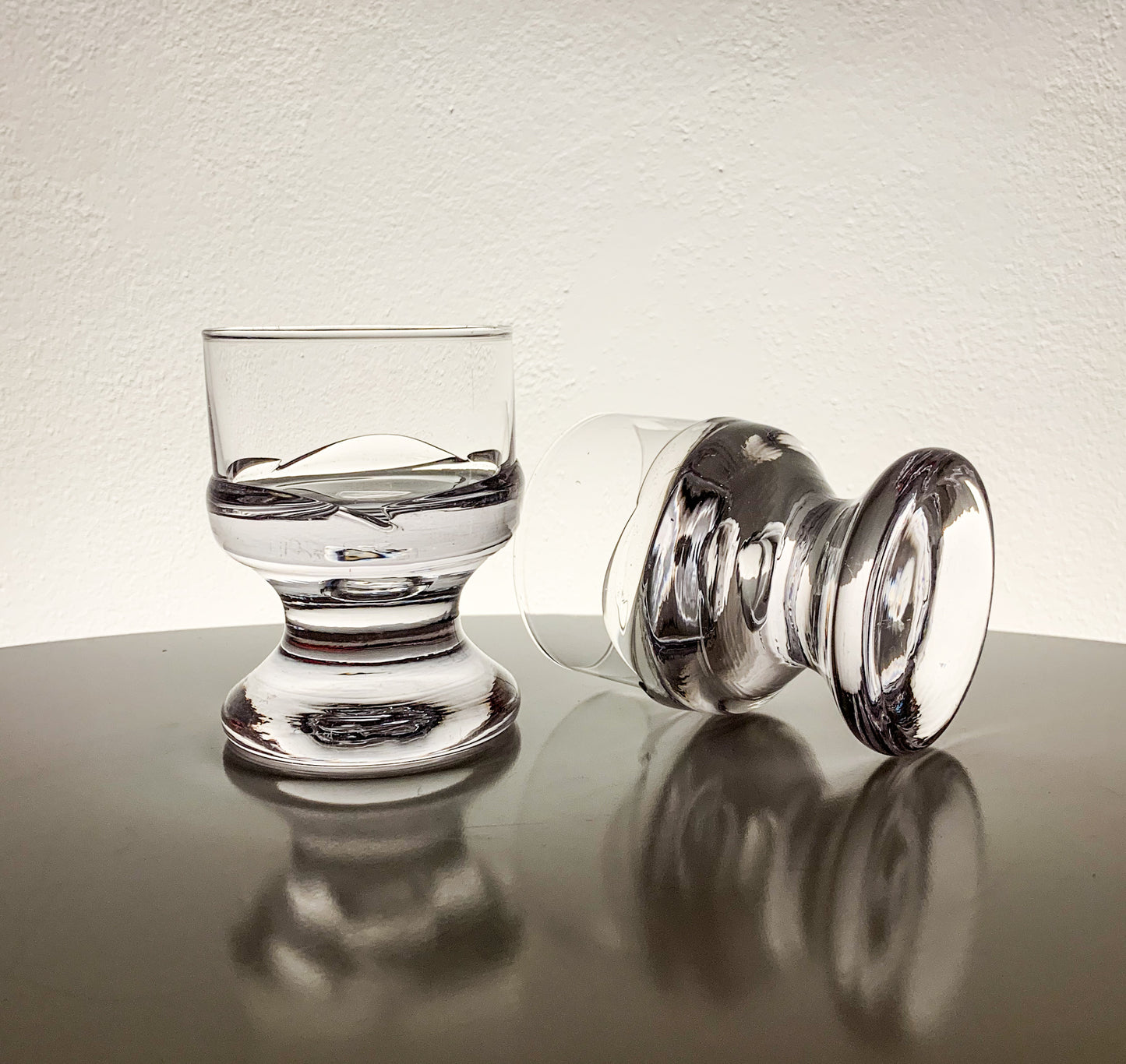 Matti Halme for Humppila Finland | Pair whiskey glasses