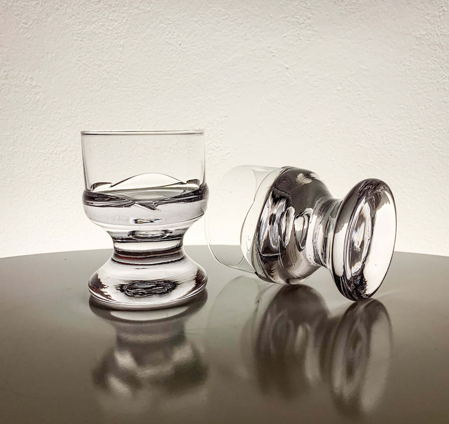 Matti Halme for Humppila Finland | Pair whiskey glasses