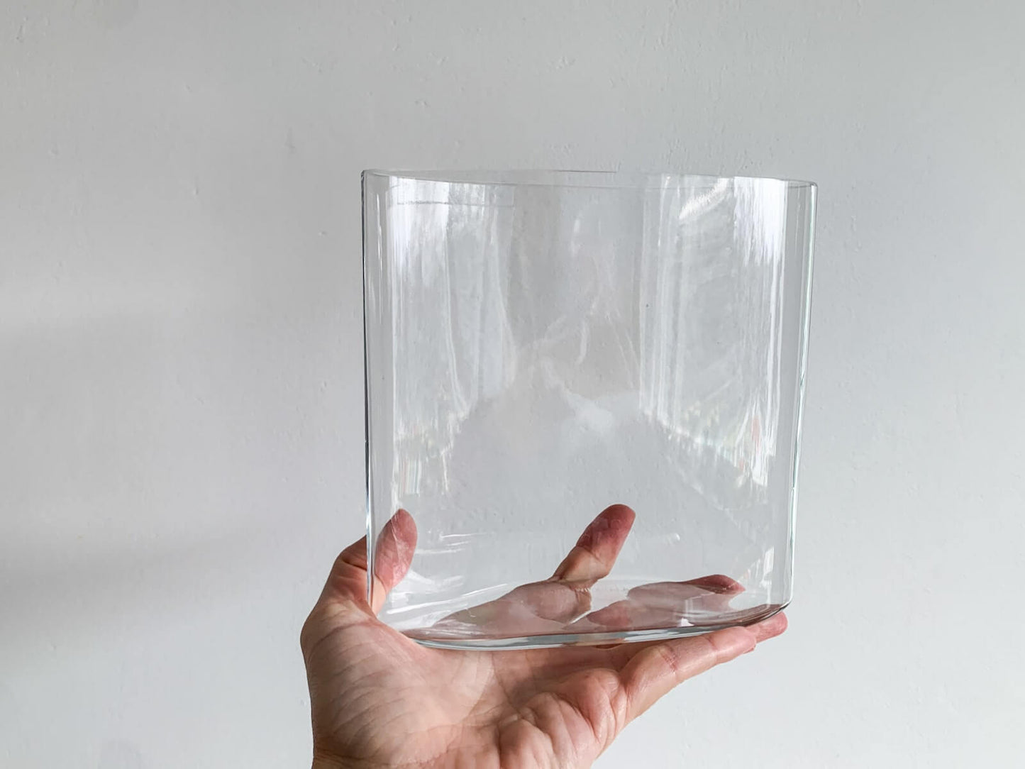 Iittala Tapio Wirkkala Ovalis Vase Signed, 1990s Finland