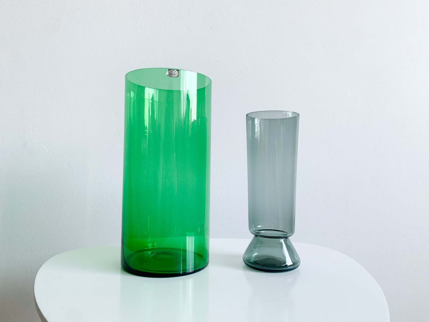Kaj Franck Nuutajarvi, minimalist vase Purtilo 1609, Finland 1950s