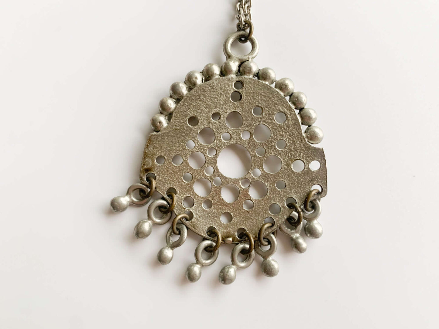 Pewter modernist pendant, Juhani Vuorisalmi, Finland 1970s