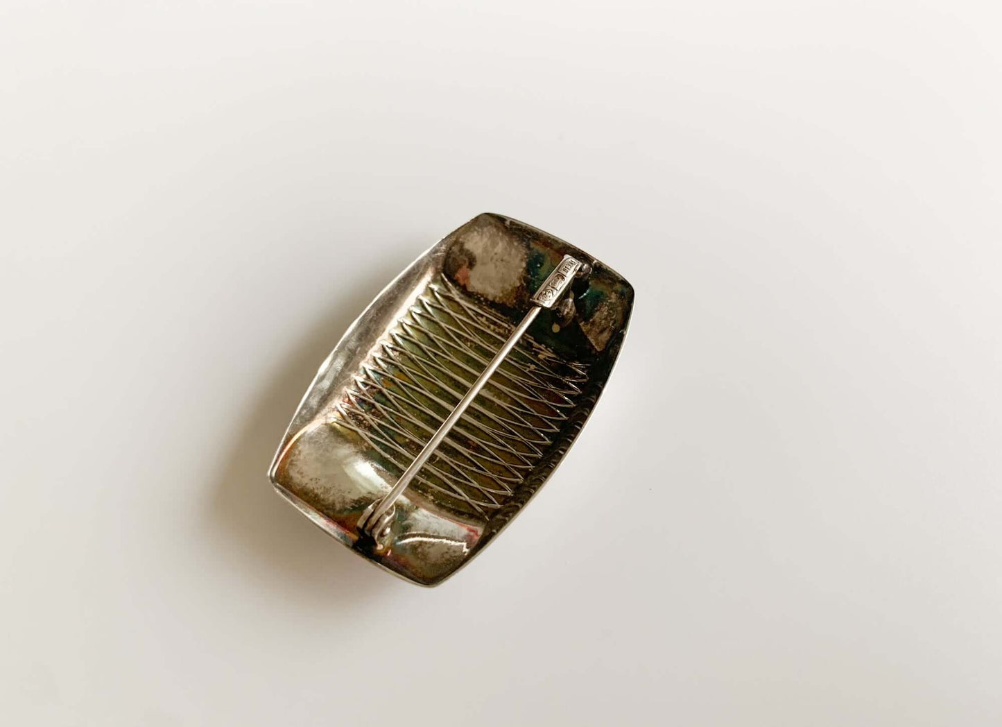 Erik Granit | Brosche aus Silber im Stil des Modernismus