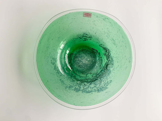 Nuutajärvi Boutique Series Art Glass Bowl by Heikki Orvola