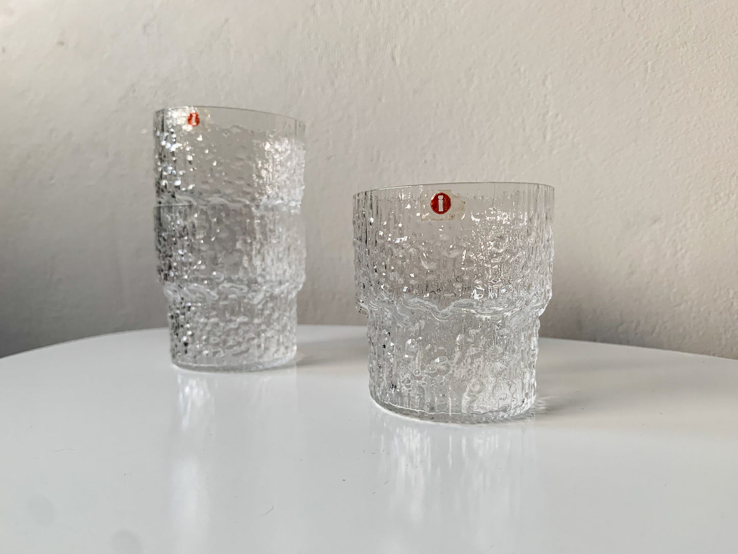 Tapio Wirkkala, Iittala, 3 whiskey glasses Paadar, Finland 1970-76