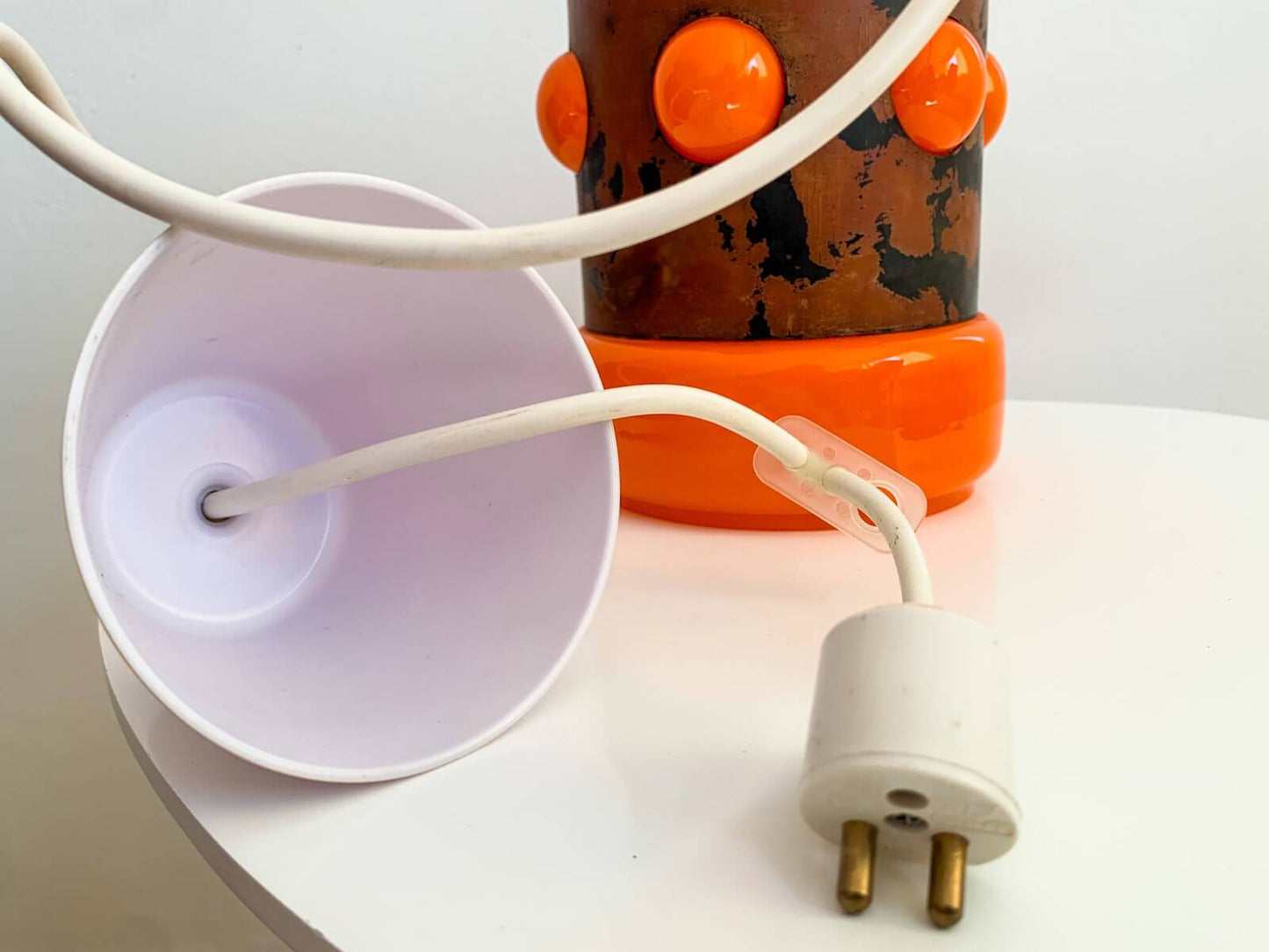 Brutalist Pendant UFO Lamp in Nanny Still Style, 1970s
