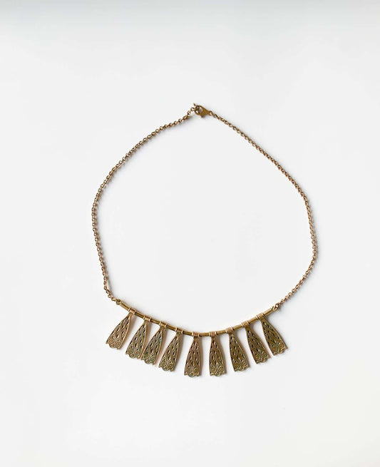 Bronze Kaukola Necklace by Kalevala Koru, Finland 1990s