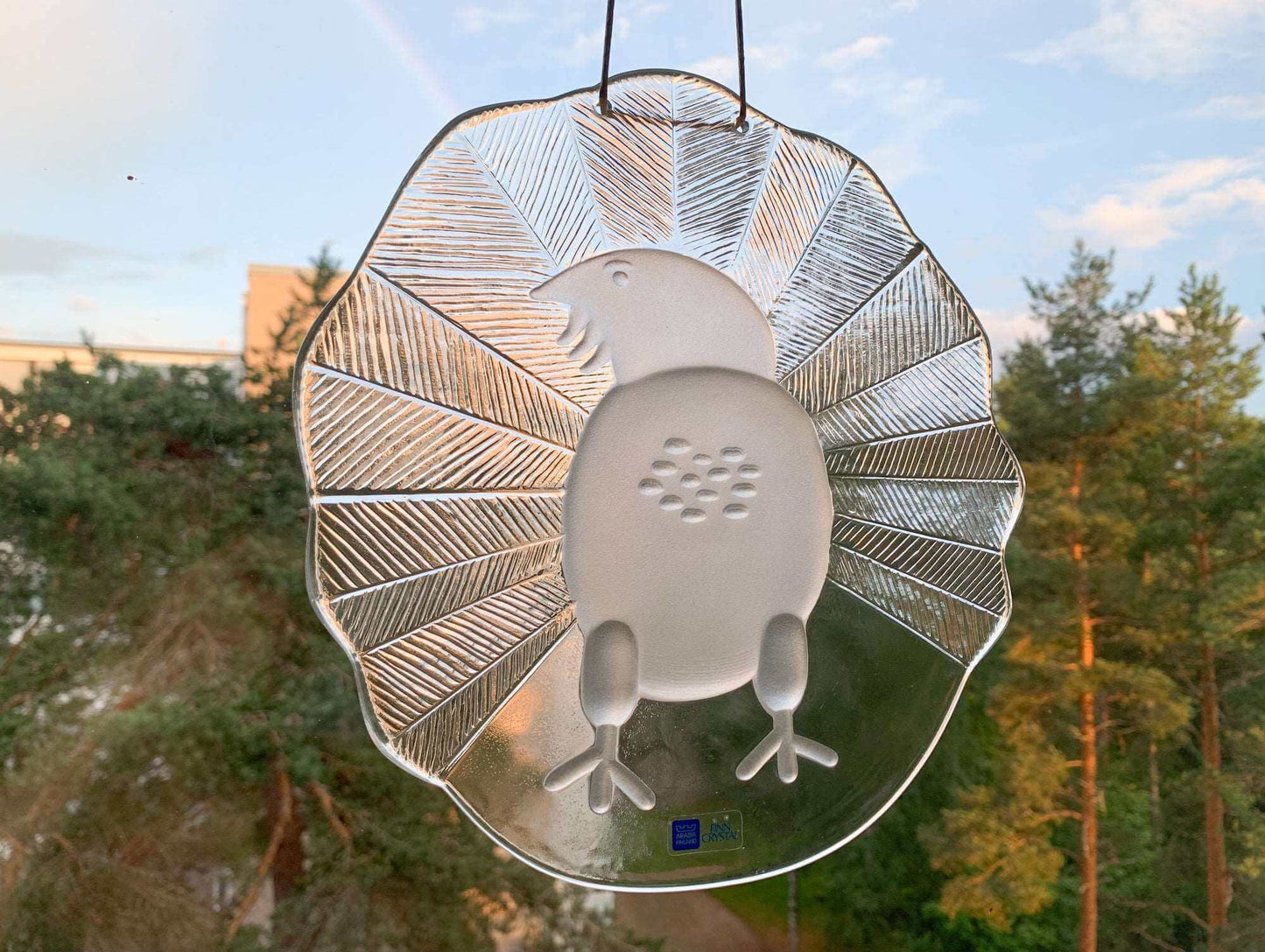 Finn Cystal Arabia Finland Glass window decor