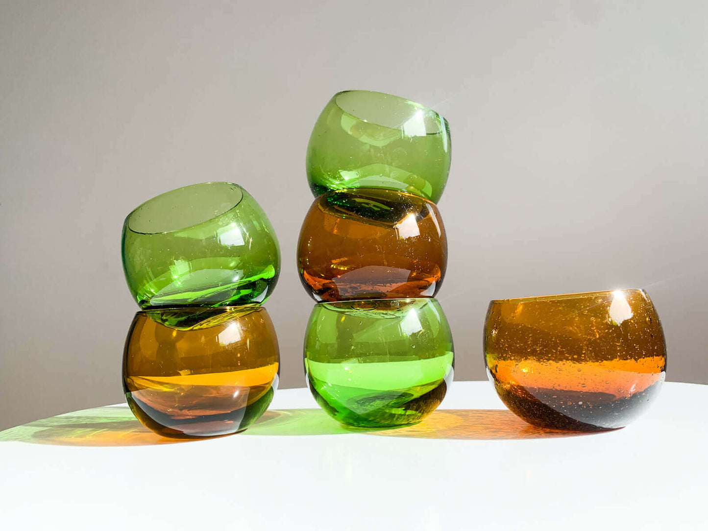 Glog glasses, vintage glass from Finland